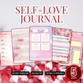 Self Love Journal Templates PDF PNG | Self-Care & Confidence Building Journal | Healing, Reflection & Mindset Pages | Instant Download
