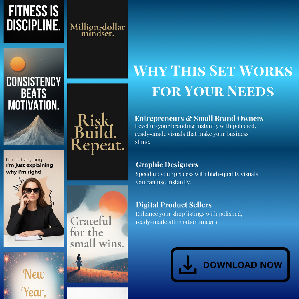 39 Motivational Messages Affirmations PDF PNG | Inspirational Quote Card Deck | Positive Mindset Manifestation Toolkit | Daily Routine Art