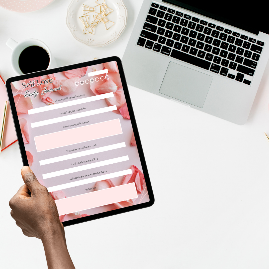 Self Love Journal Templates PDF PNG | Self-Care & Confidence Building Journal | Healing, Reflection & Mindset Pages | Instant Download