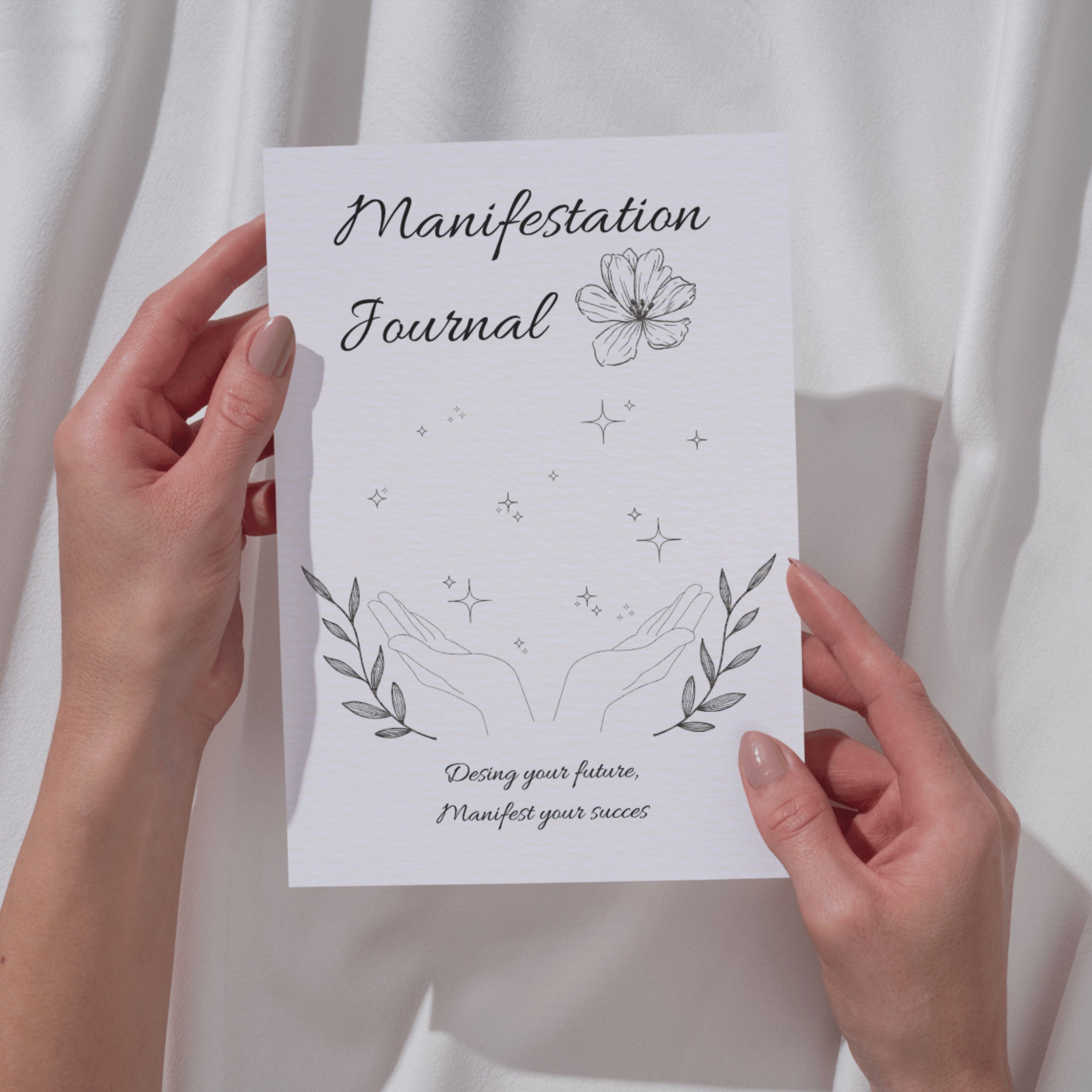 Manifestation Journal Printable PDF PNG | Law of Attraction & Mindset Journal | Affirmations, Gratitude & Goal Pages | Instant Download
